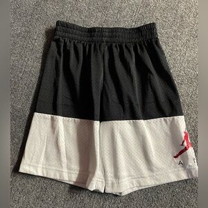 Jordan Black and White Athletic Shorts